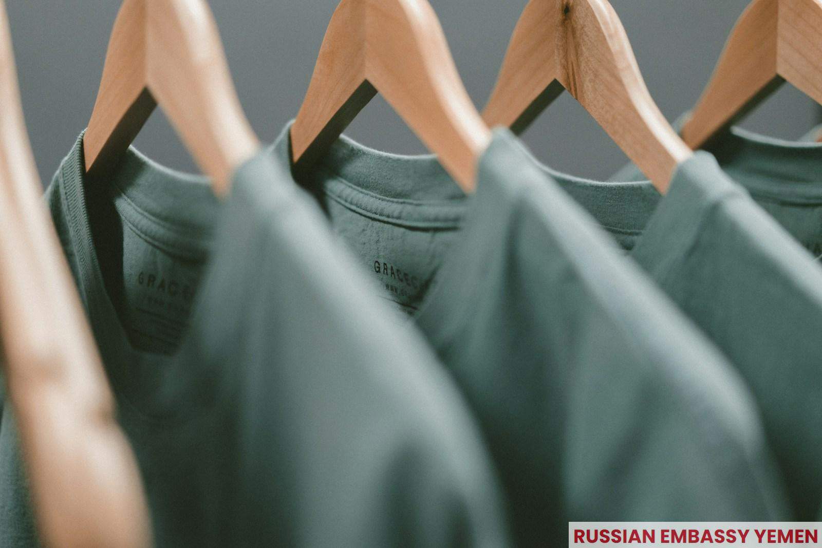 green clothes hanger